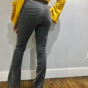 Grey corduroy pants